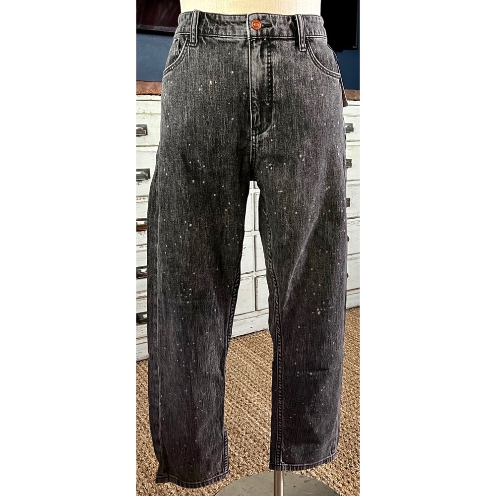 Anthropologie Pilcro Heritage Boyfriend Black Jeans Size 31